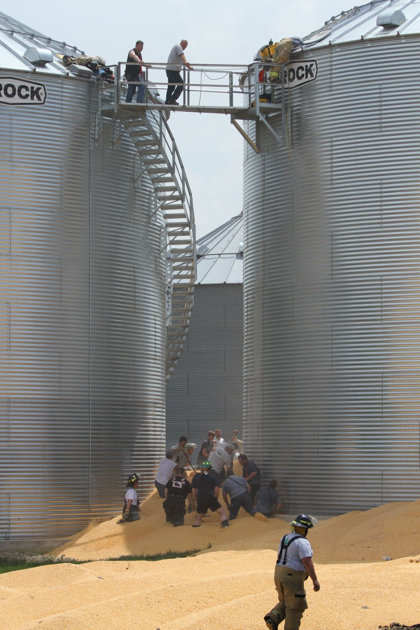Grain bin rescue